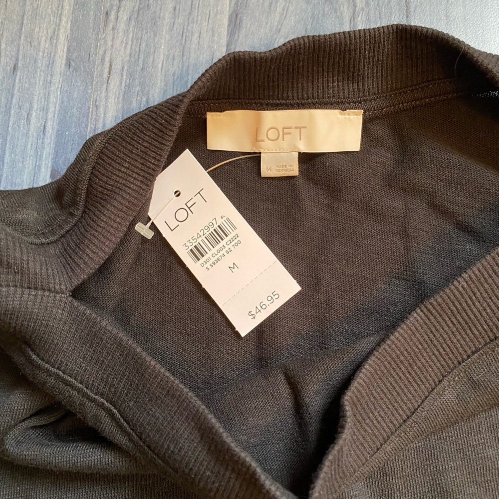 Loft long sleeve boatneck tee